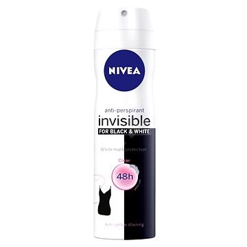 E-shop Nivea Invisible for Black & White Clear deospray 150 ml