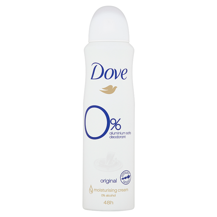 E-shop Dove Original 0% aluminium Women deospray 150 ml