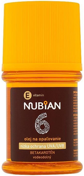 Nubian olej na opaľovanie 60ml OF6