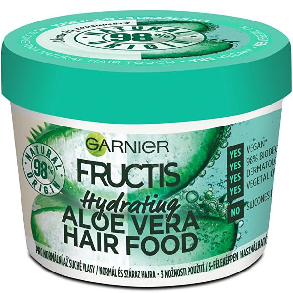 Garnier Fructis Hydratačná maska pre normálne a suché vlasy Aloe Vera Hair Food 390 ml