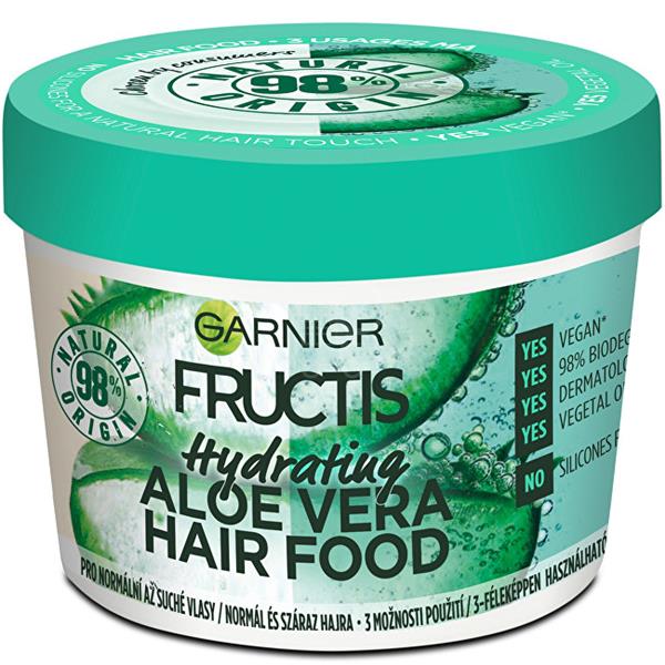 E-shop Garnier Fructis Hydratačná maska pre normálne a suché vlasy Aloe Vera Hair Food 390 ml