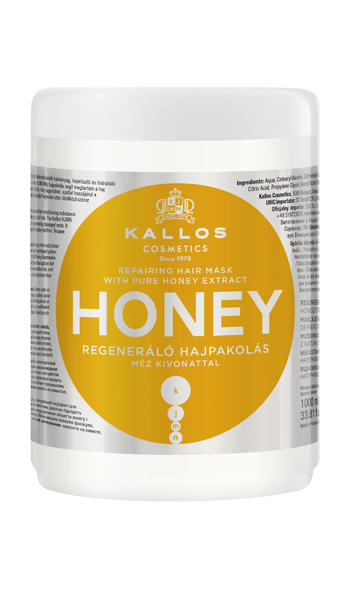 Kallos Honey regeneračná maska s medovým extraktom 1000 ml