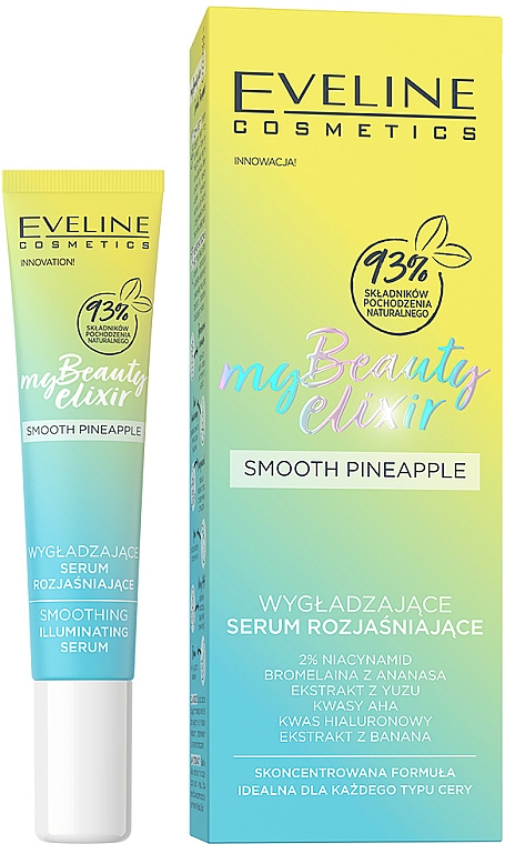 Eveline Cosmetics Eveline My Beauty Elixir Smooth Pineaple Vyhladzujúce a rozjasňujúce sérum 20ml
