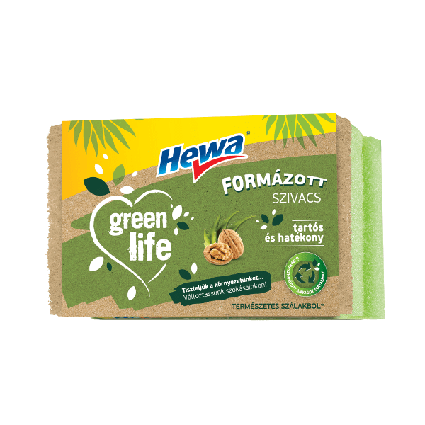 E-shop HEWA Green Life tvarovaná špongia 2ks