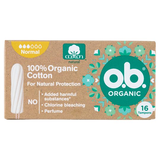 E-shop O.B. O.B. Organic Cotton Normal tampóny 16ks