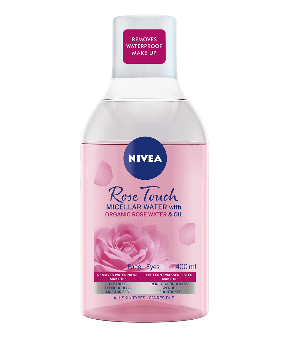 Nivea Rose Touch dvojfázová micelárna voda s ružovou vodou 400 ml