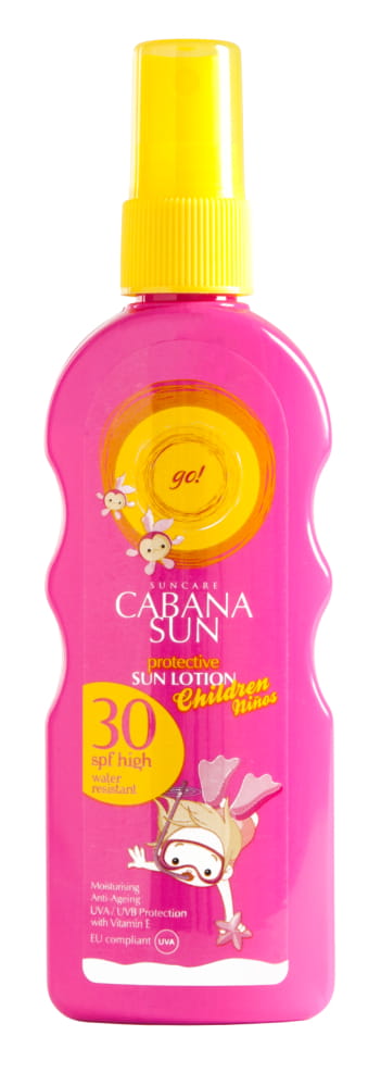 E-shop Cabana Sun Cabana SPF30 pre deti opaľovacie mlieko 200 ml