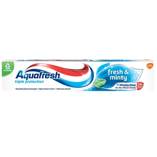 E-shop Aquafresh Active Fresh minty zubná pasta 125ml