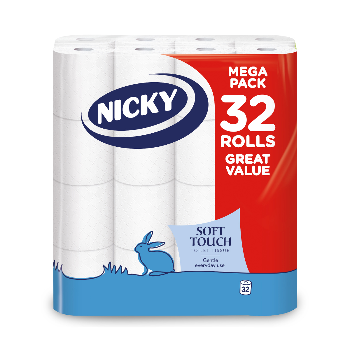 Nicky Soft & Touch toaletný papier 2vrst. 32ks