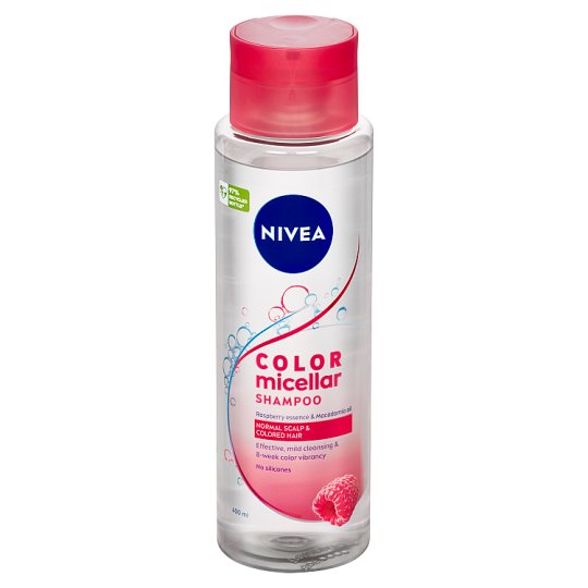 Nivea micellar  šampón pre farbené vlasy / malina 400ml