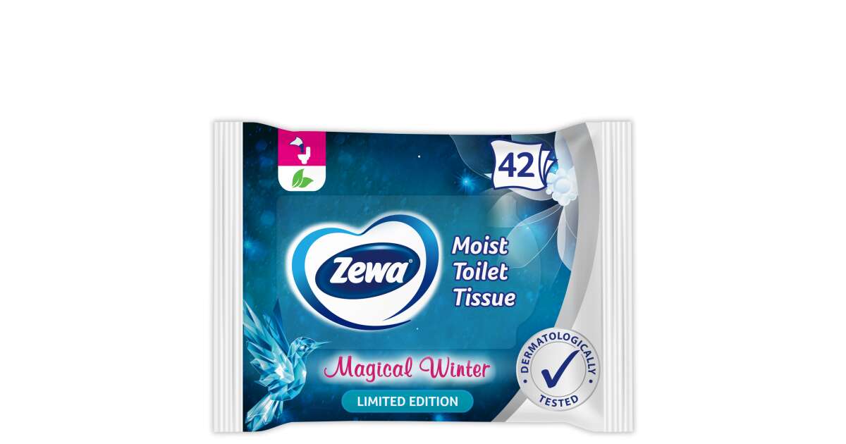 Zewa Magical Winter  vlhčený toaletný papier 42ks