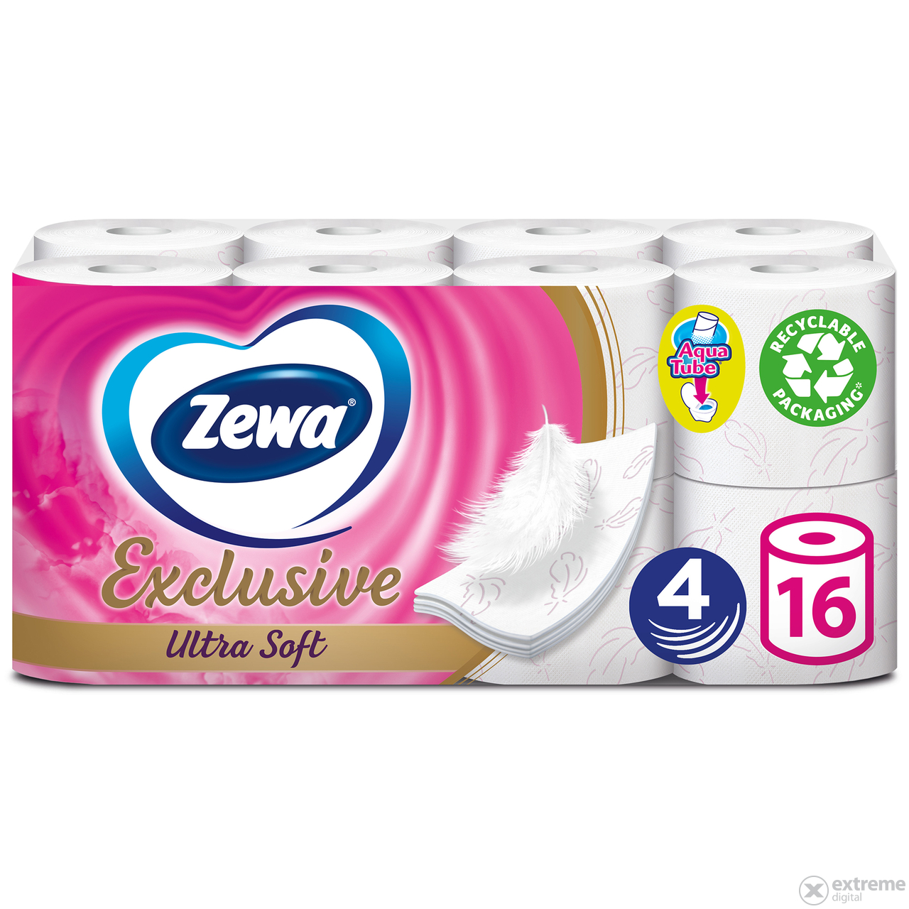 E-shop Zewa Deluxe Ultra Soft toaletný papier 4 vrst.16ks