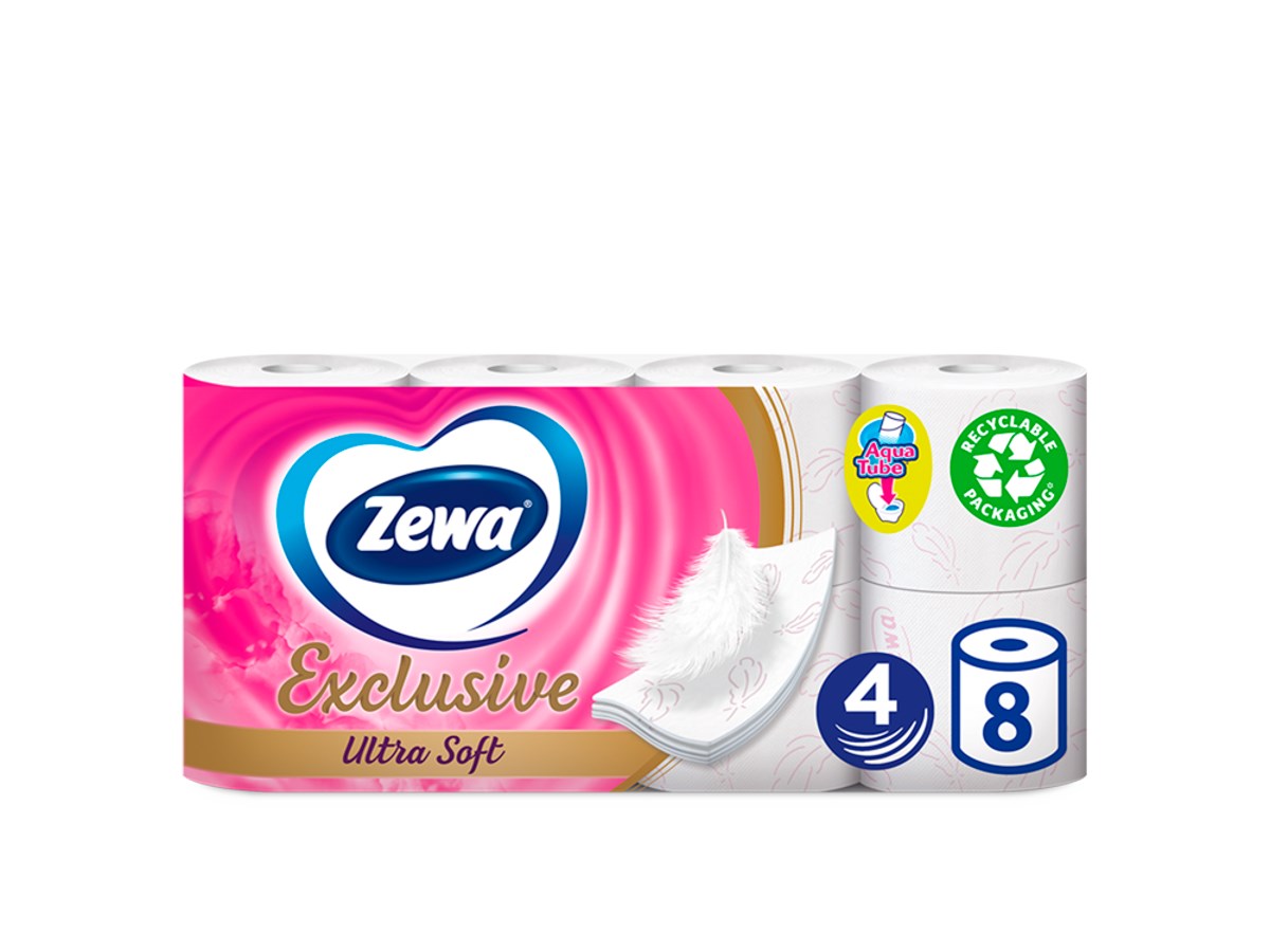 E-shop Zewa Deluxe Ultra Soft toaletný papier 4 vrst. 8ks