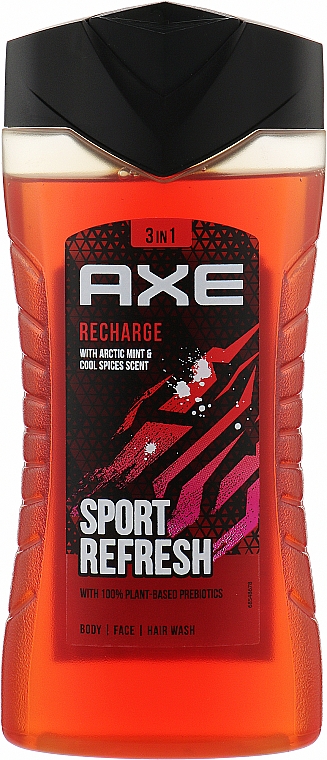 AXE Recharge  Sport Fresh sprchovy gél 400ml