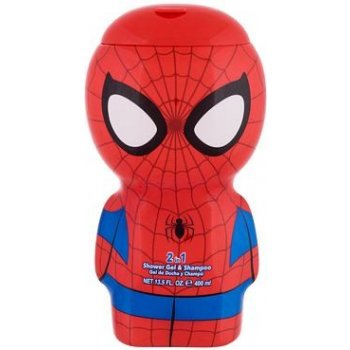 E-shop Air Val Spider man sprchový gél a šampón na vlasy pre deti 400 ml