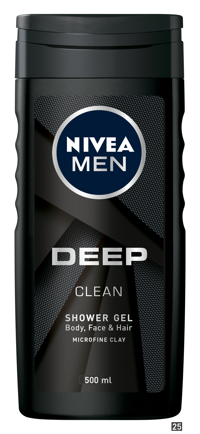 E-shop Nivea Men Deep Clean sprchový gél 250ml