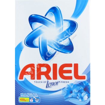 E-shop Ariel Touch of Lenor prášok na pranie 450g