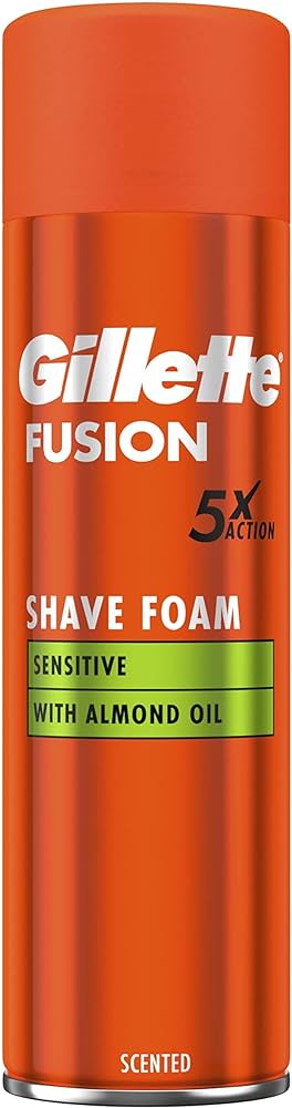 Gillette Fusion 5 Almond oil pena  na holenie 250 ml