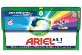 E-shop Ariel Lenor fresh Color gélové kapsule 37ks