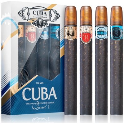 E-shop Cuba Quad For Men EDT 4 x 35 ml darčeková sada