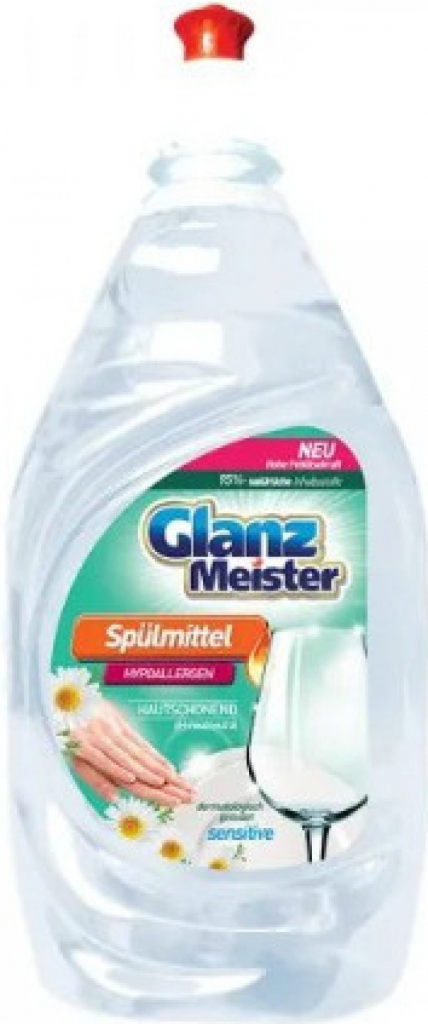 E-shop Glanz Meister Sensitive Hypoalergen prostriedok na umývanie riadu 1,2l