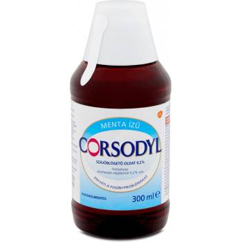 Corsodyl roztok 0,2%- ústná voda  300 ml