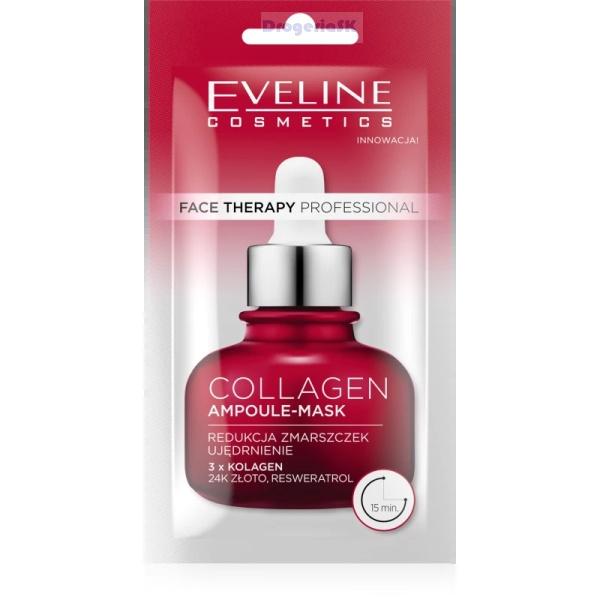 Eveline Cosmetics Face Therapy  Collagen spevnujuca redukujúca maska 8ml