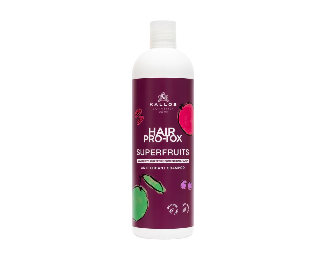 E-shop Kallos Hair PRO-TOX Superfruits šampón na vlasy 1000 ml