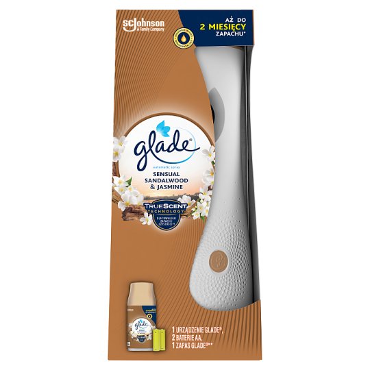 Glade Sensual Sandalwood & Jasmine osviežovač vzduchu 269ml + strojček