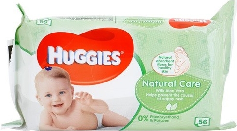 Huggies Natural Care vlhčené utierky 56ks