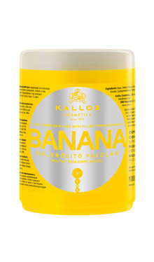 E-shop Kallos Banana maska na vlasy s multivitamínovým komplexom 1000ml