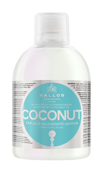 E-shop Kallos Coconut šampón 1l