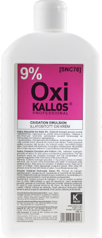E-shop Kallos krémový peroxid (OXI-s vôňou) - 9% - 1000 ml