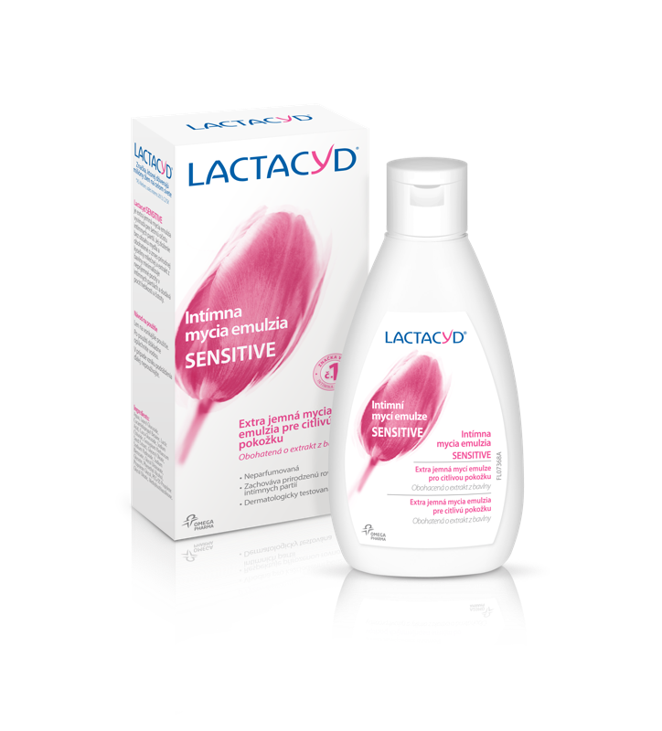 E-shop Lactacyd Sensitive emulzia pre intímnu hygienu 300ml