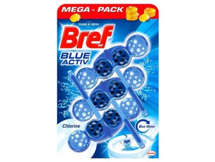 54660 bref blue activ chlorine wc blok 3x50 g