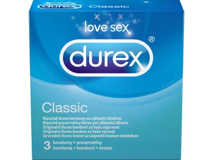 44244 durex kondomy 3ks kra classic