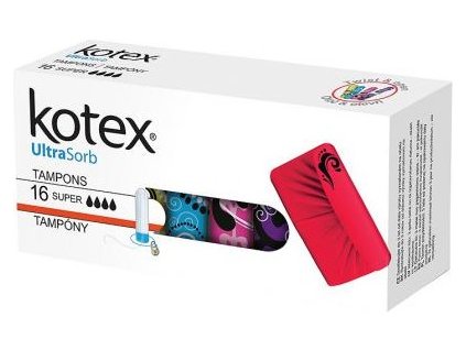 42501 kotex tampony 16ks kra ultra sorb supe