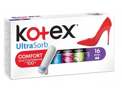 42495 kotex tampony 16ks kra ultra sorb mini