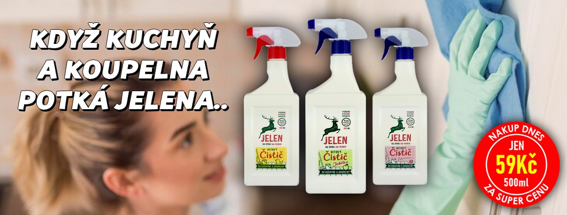 NAKUP DNES - JELEN Octový čistič