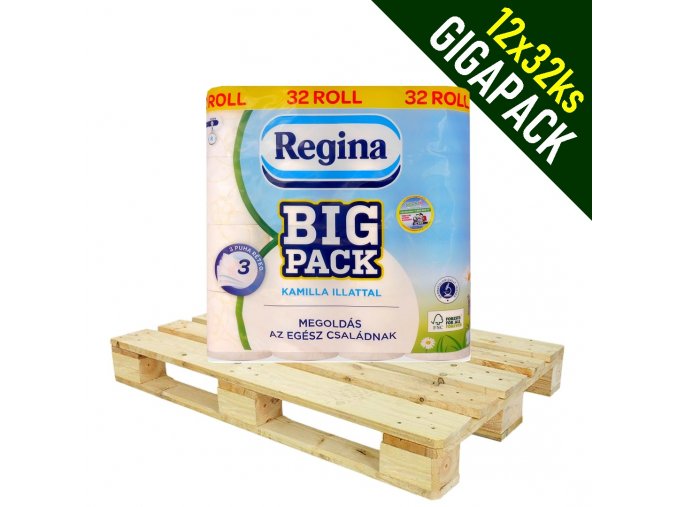 regina big pack toaletni papir gigapack 12x32ks