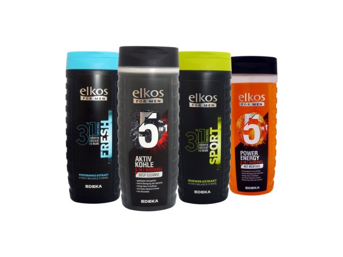 elkos men new sprchovy gel 4druhy 300ml