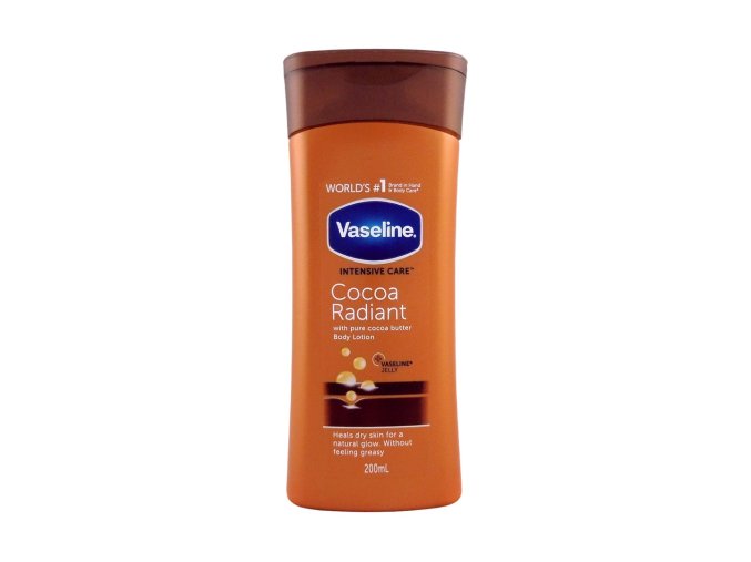 vaseline cocoa radiant intenzivni telove mleko 200ml