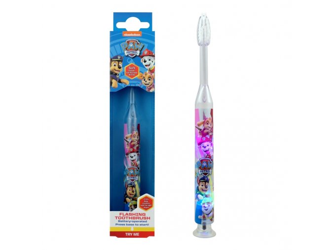 paw patrol flashing toothbrushing detsky blikajici zubni kartacek 1ks titulka