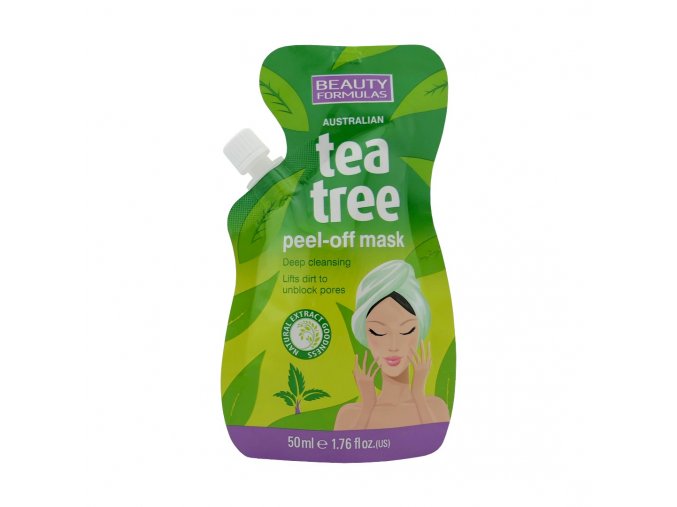 beauty formulas tea tree peel off mask 50ml