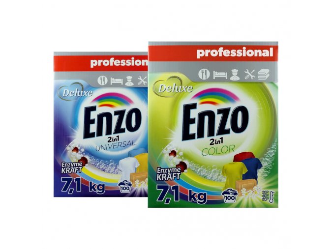 deluxe enzo professional praci prasek 7a1kg 100davek 2druhy