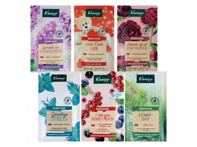 kneipp badekristalle 60g 6druhu