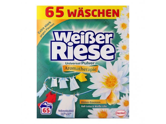 weisser riese aromatherapie bali lotus weisse lilie praci prasek 3a575kg 65davek universal