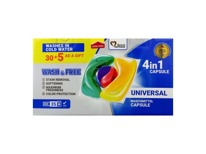 wash free praci kapsle 35ks universal
