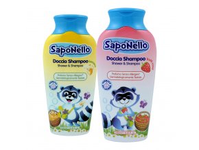 saponello detsky sprchovy sampon 250ml 2druhy