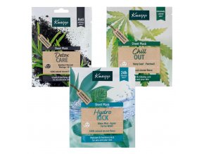 kneipp sheet mask 1ks 3druhy